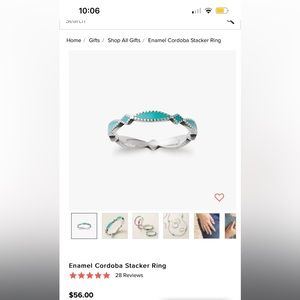 James Avery Ring size 4.5